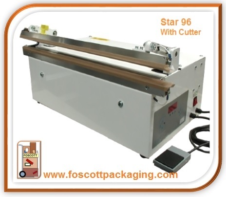 STAR96/600mm Star Heat Sealer Double Heat Sealer With Cutter