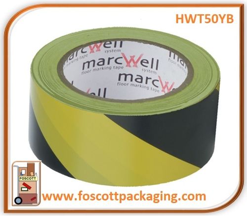 HWT50YB  Marcwell Hazard Warning Tape Yellow/Black